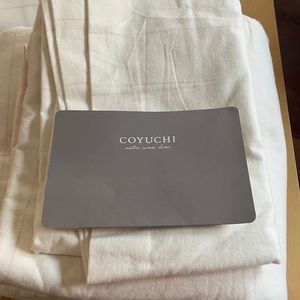 King Size Coyuchi Flannel Duvet Cover w/ shams